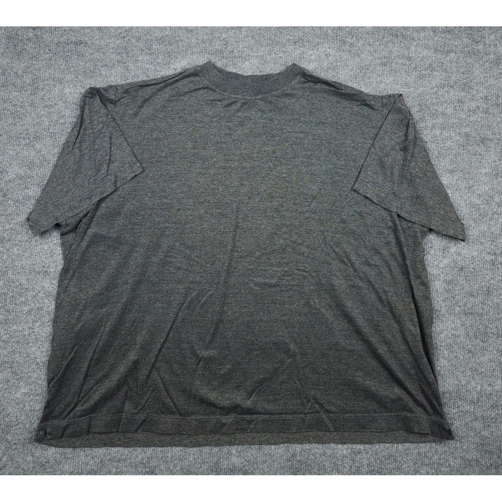 Gran Sasso Shirt Mens 2XB Gray  Cotton Knit Crewneck Heavy Italy Designer